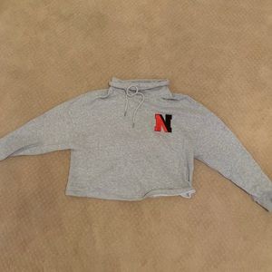 Northeastern University sweatshirt w/ patches!